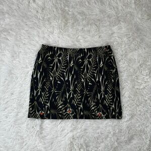 NWT ZARA Boho Chic Floral Tropical Summer Vacation Tennis Prep mini skirt